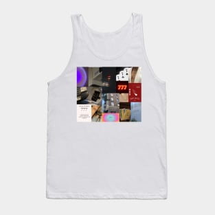 777 angel number aesthetic collage Tank Top